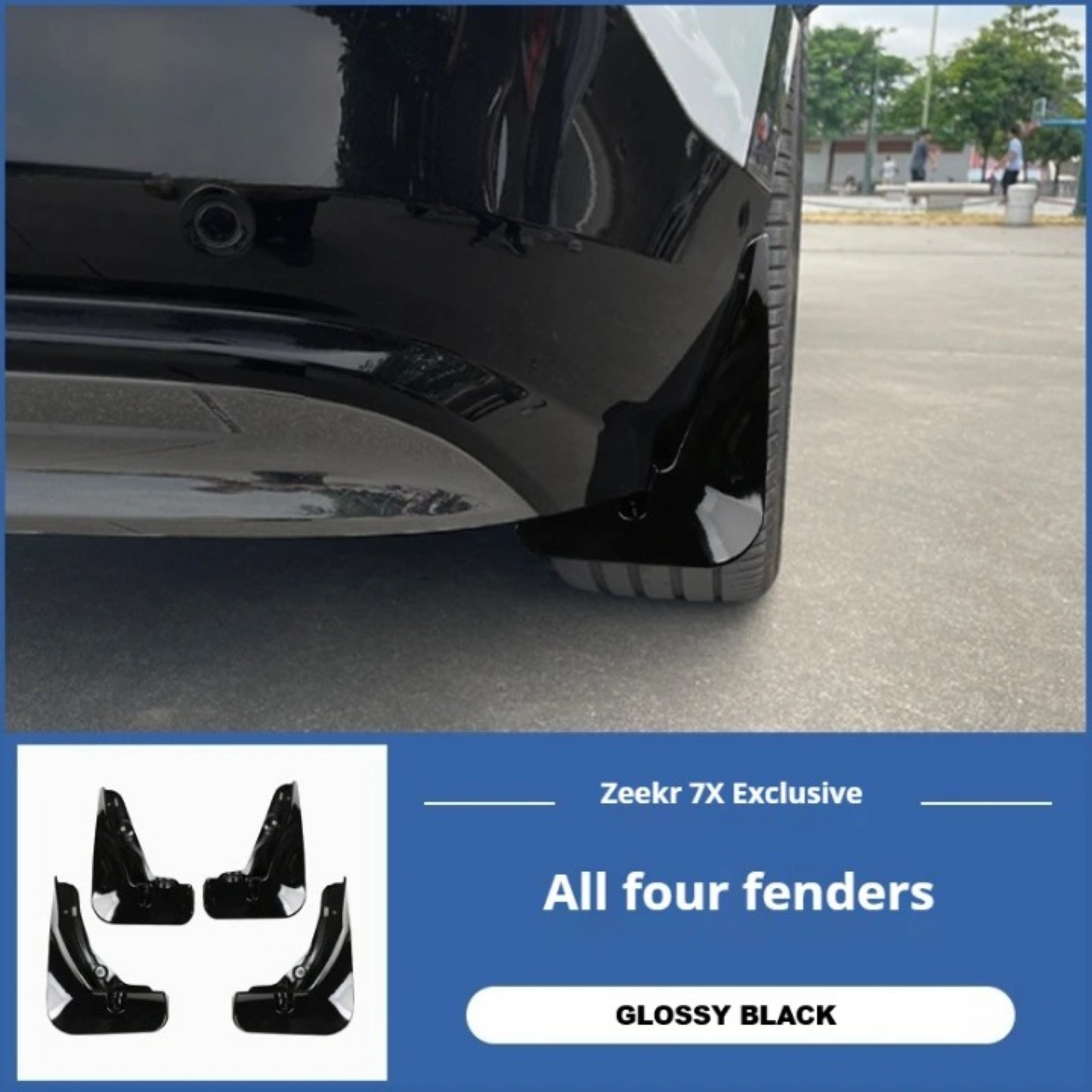 ZEEKR 7X Premium Front & Rear Mud Guards Set EV Trove