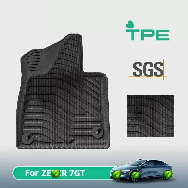 TPE All-Weather Floor Mats and Trunk Mat for ZEEKR 7GT Evstitan