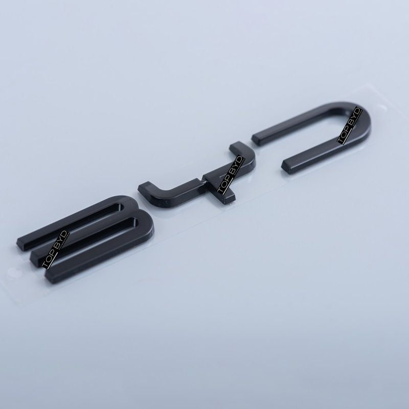 Rear Bumper Glossy Black Badges LOGO for BYD TOP BYD