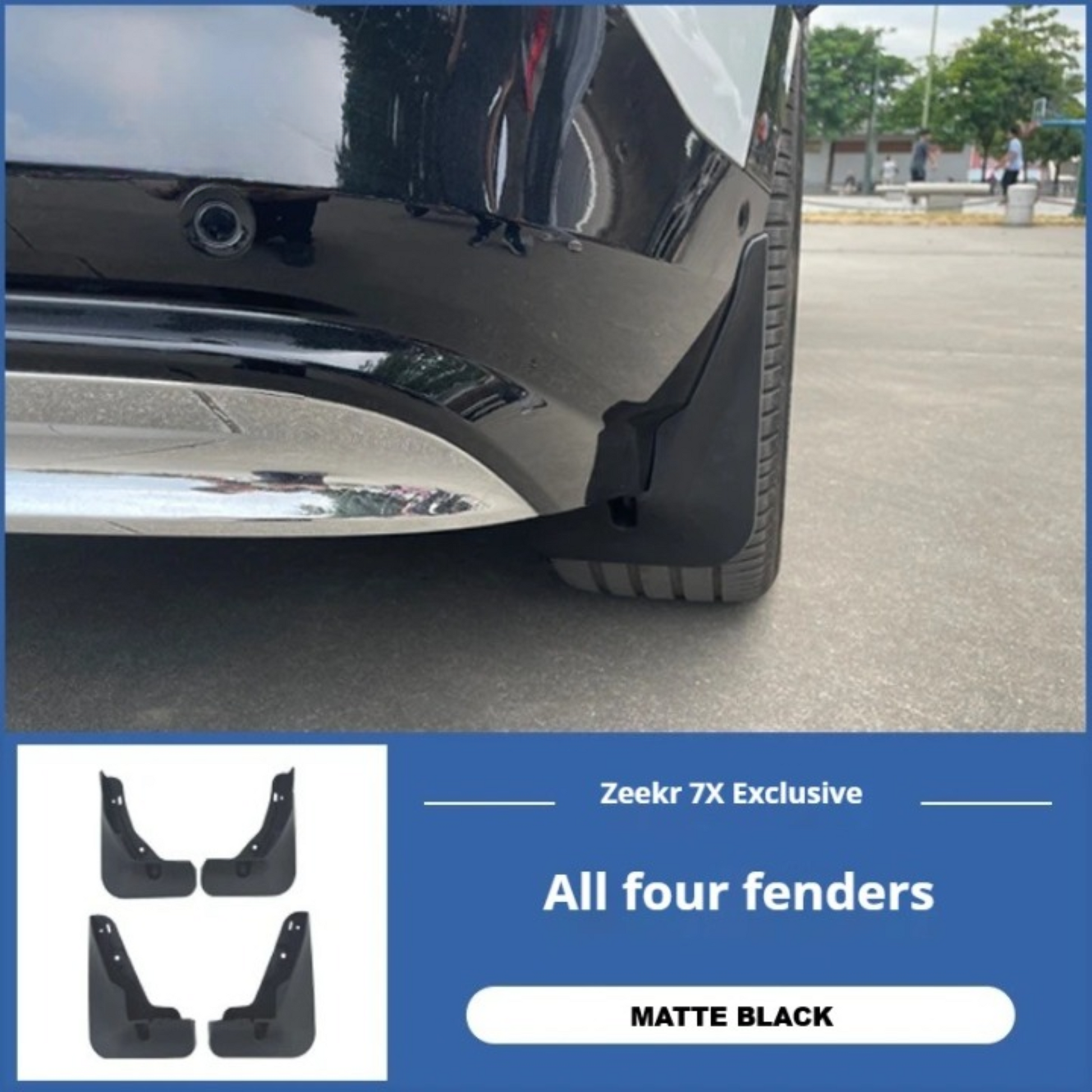 ZEEKR 7X Premium Front & Rear Mud Guards Set EV Trove