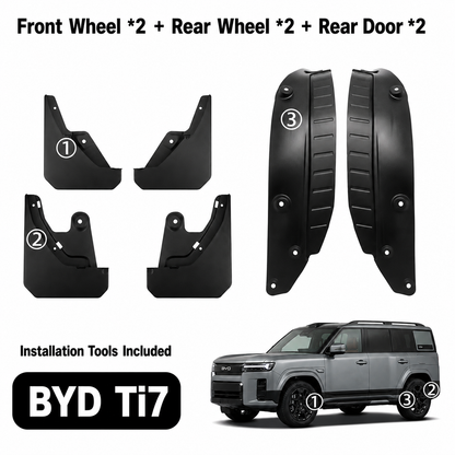 Mud Flaps for BYD Ti7 TOP BYD