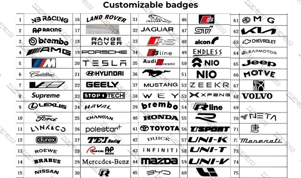 Caliper Cover for BYD Sealion 7