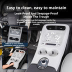BYD Sea Lion 06 EV/DM-i All-inclusive Central Control Gear Shift Mat, Silicone Cup Holder Mat & Wireless Charging Non-slip Modification Accessories