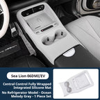 BYD Sea Lion 06 EV/DM-i All-inclusive Central Control Gear Shift Mat, Silicone Cup Holder Mat & Wireless Charging Non-slip Modification Accessories