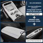 BYD Sea Lion 06 EV/DM-i All-inclusive Central Control Gear Shift Mat, Silicone Cup Holder Mat & Wireless Charging Non-slip Modification Accessories