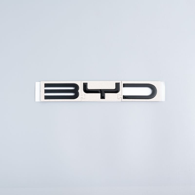 Rear Bumper Glossy Black Badges LOGO for BYD TOP BYD
