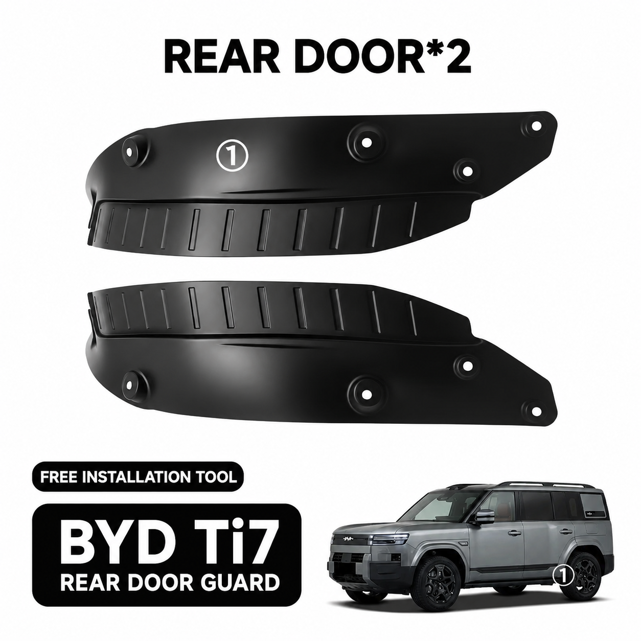 Mud Flaps for BYD Ti7 TOP BYD