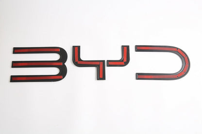 Emblema posteriore in plastica ABS per BYD Shark 6
