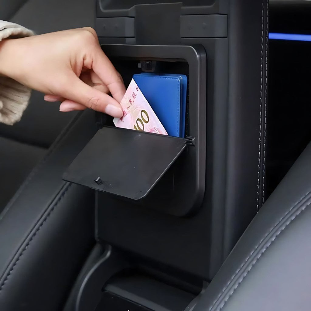 Armrest Hidden Storage Box For Tesla Model 3 (Highland) EV Trove
