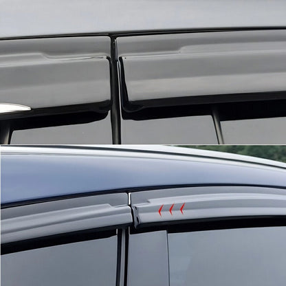 Schwarzer Regenschutz / Fensterblende für BYD