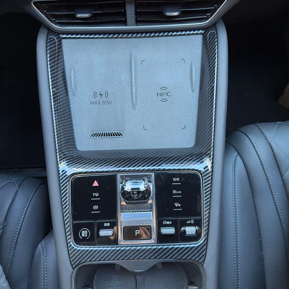 Carbon Fibre Style Center Console Wrap for BYD Sealion 7 TOP BYD
