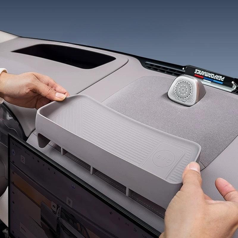 Center Console Screen Back Storage Box for ZEEKR 7X Geelyevs