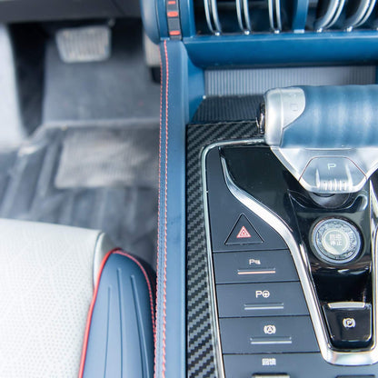 Rivestimento in fibra di carbonio ABS per console centrale per BYD Atto 3