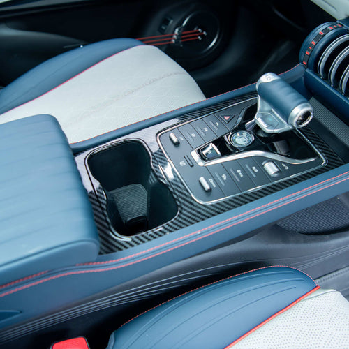 Rivestimento in fibra di carbonio ABS per console centrale per BYD Atto 3