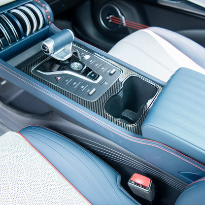 Rivestimento in fibra di carbonio ABS per console centrale per BYD Atto 3