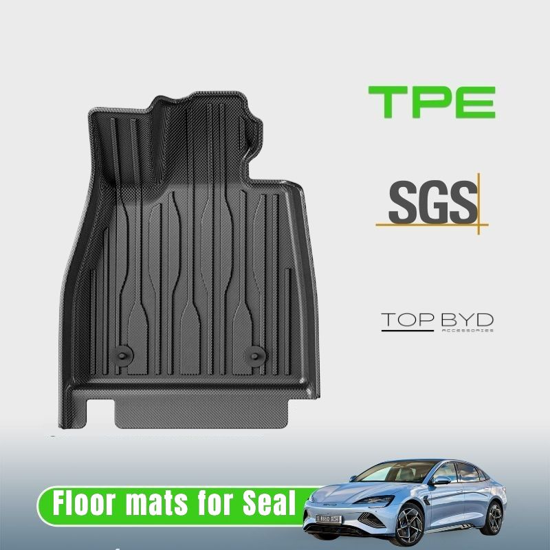 TPE Rubber Floor Mats & Trunk Mat for BYD Seal
