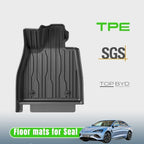 TPE Rubber Floor Mats & Trunk Mat for BYD Seal