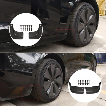 Mud Flaps For Tesla Model 3 (Highland) EV Trove