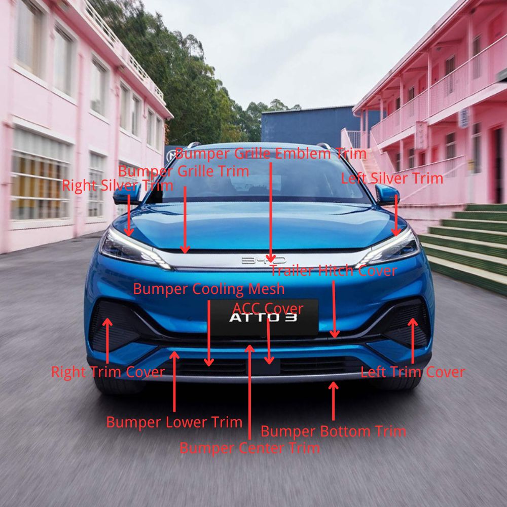 Front Bumper Parts for BYD Atto 3