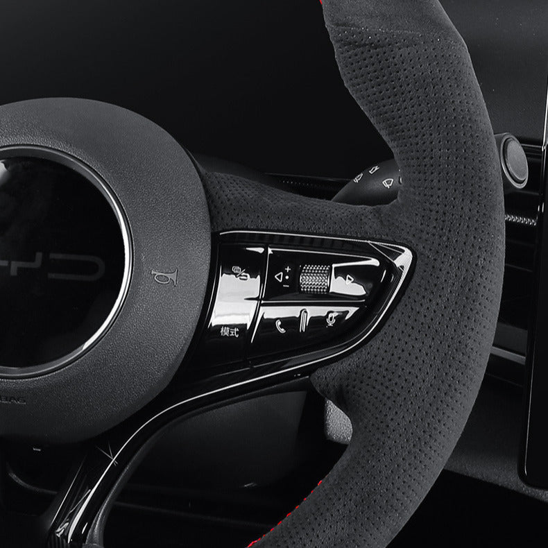 Genuine Alcantar® Steering Wheel Cover for BYD Seal