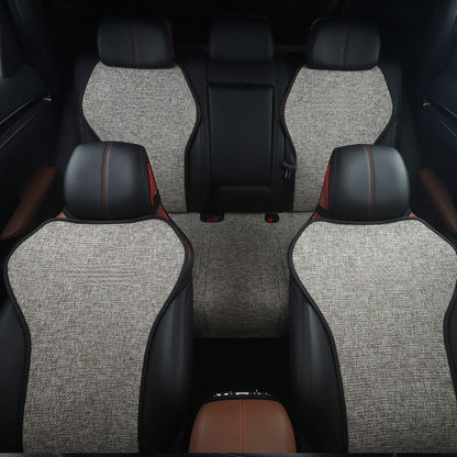 Linen Car Seat Cushion for BYD (5-seater full set)
