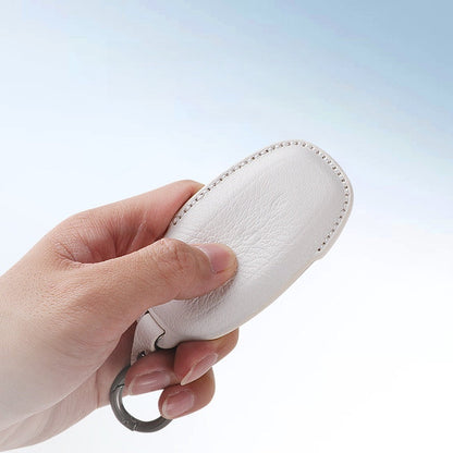 Luxury Leather Car Key Case Cover Fob Shell for DENZA TOP BYD