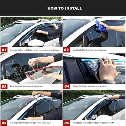 MG4 Rain Window Visor Windshield Guard Blinkers