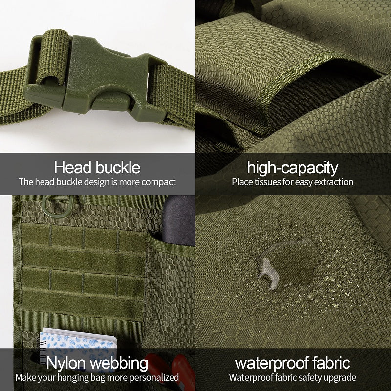 Car Seat Back Tactical Storage Bag