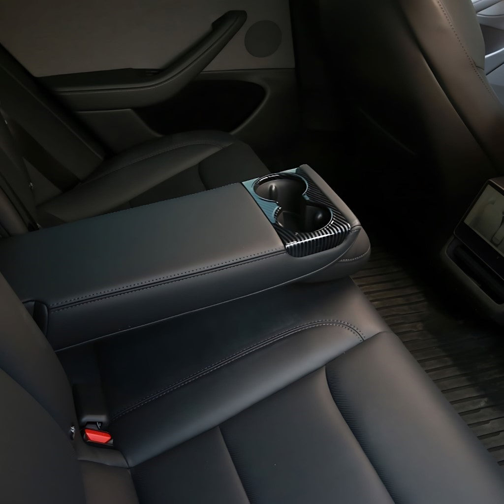 Rear Seat Cup Holder Cover For Tesla Model 3 (Highland) EV Trove