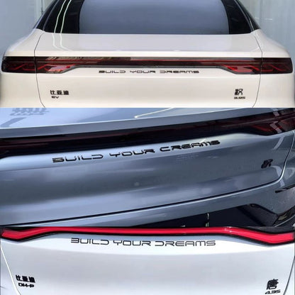 Rear Bumper Glossy Black Badges LOGO for BYD TOP BYD