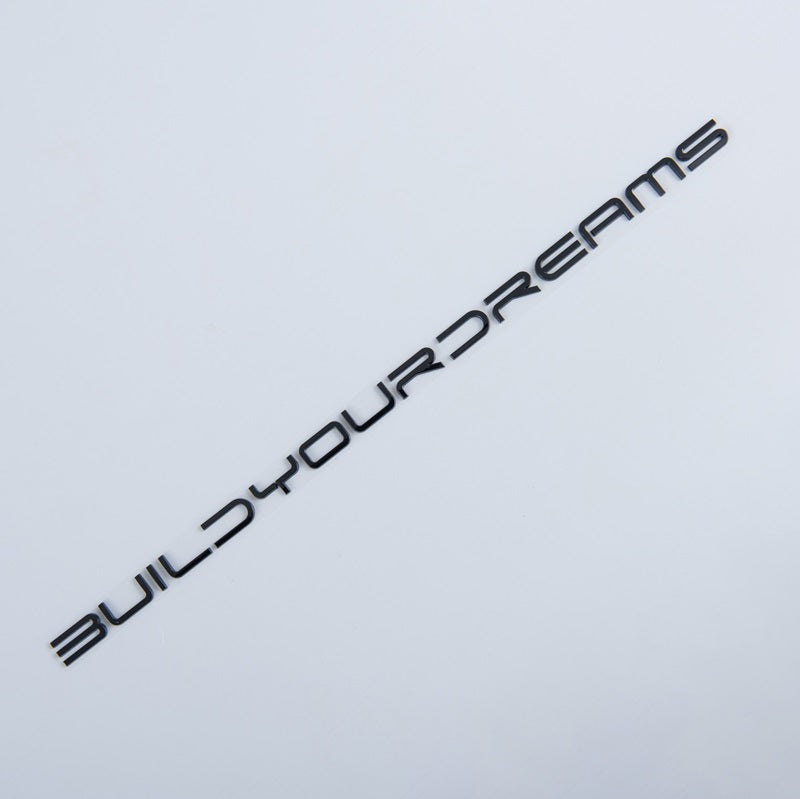 Rear Bumper Glossy Black Badges LOGO for BYD TOP BYD