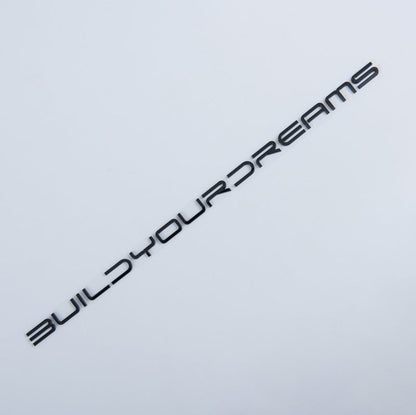 Rear Bumper Glossy Black Badges LOGO for BYD TOP BYD