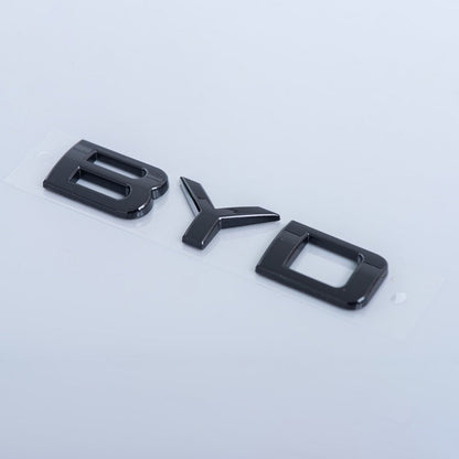 Rear Bumper Glossy Black Badges LOGO for BYD TOP BYD