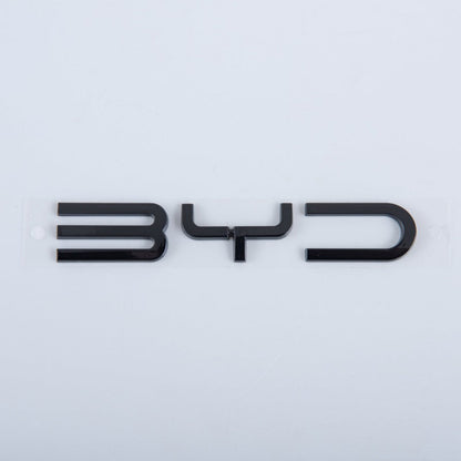 Rear Bumper Glossy Black Badges LOGO for BYD TOP BYD