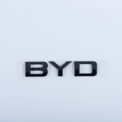Rear Bumper Glossy Black Badges LOGO for BYD TOP BYD