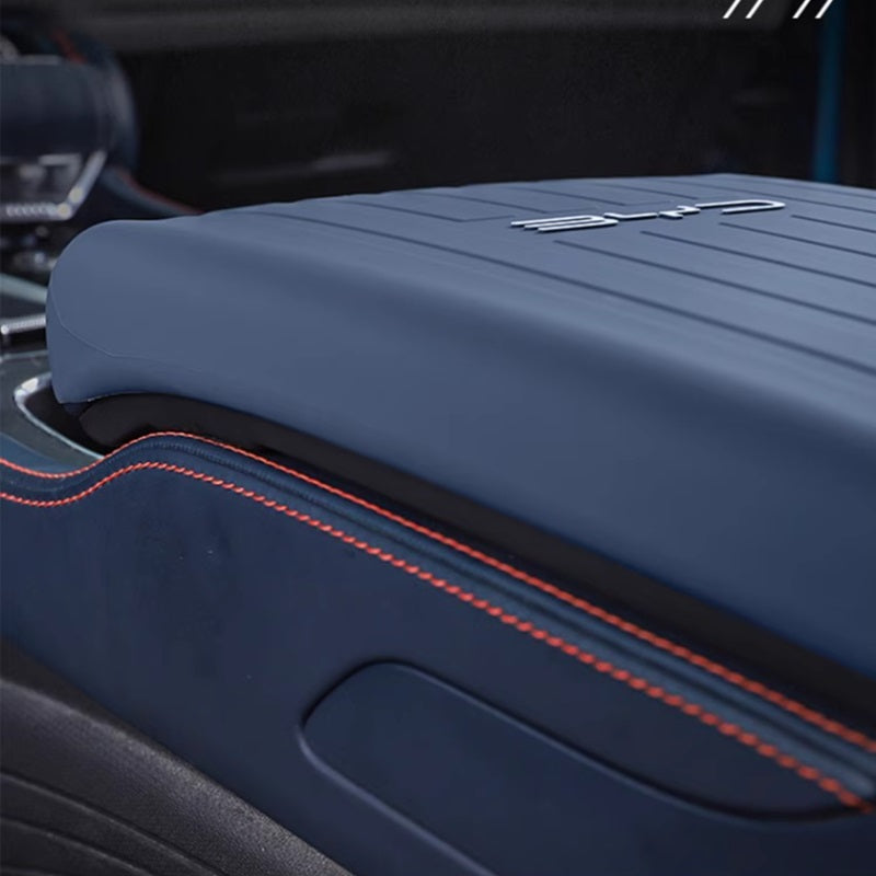 Silica Gel Gear Shift Collars Armrest Box Cover for Atto 3