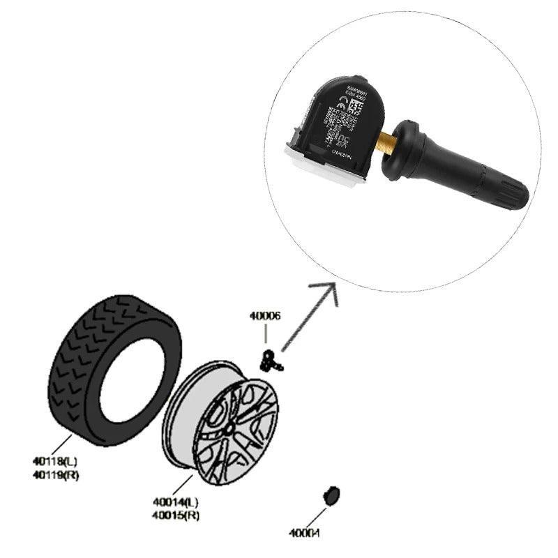 Specific Built-In Tire Pressure Sensor for ZEEKR Geelyevs