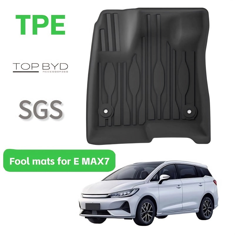 TPE Floor Mats & Trunk Mat for BYD M6/E MAX 7