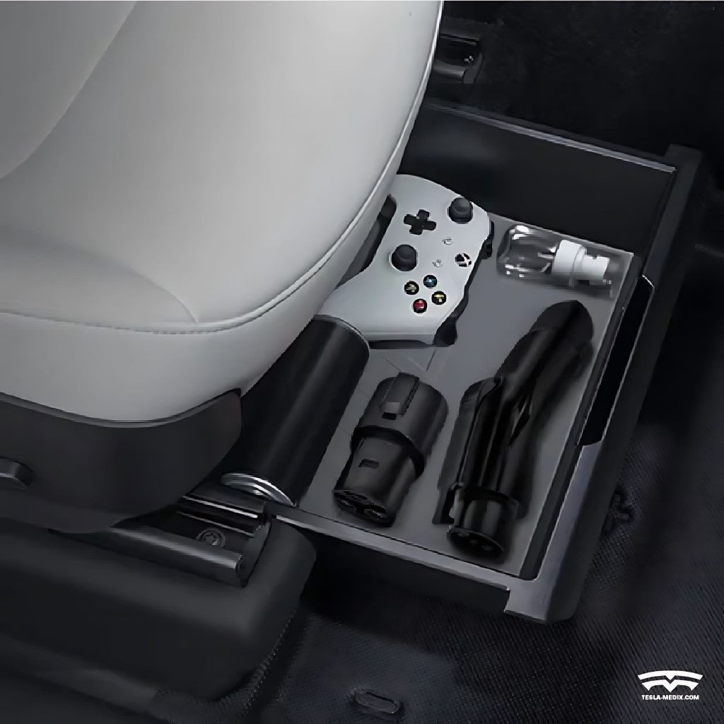 Tesla Model Y Under Front Seat Storage Box EV Trove