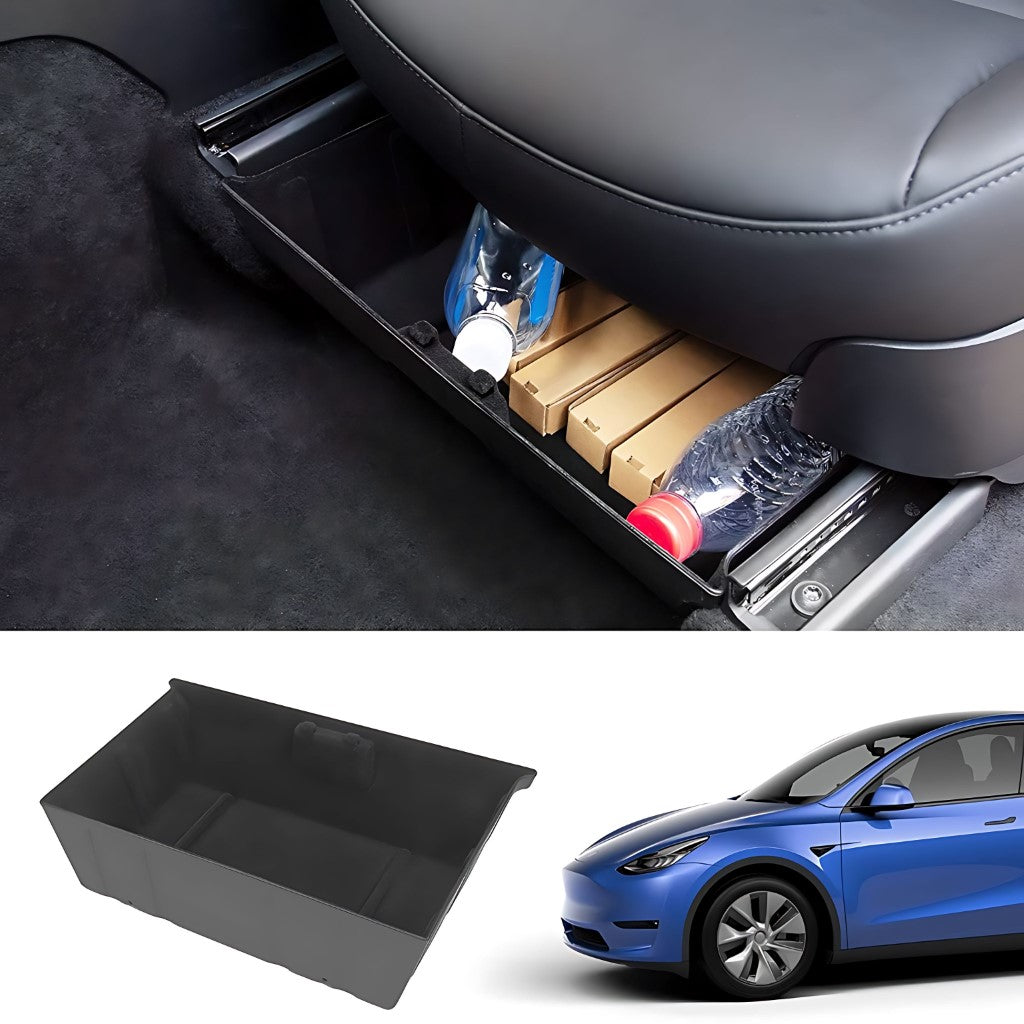 Tesla Model Y Under Front Seat Storage Box EV Trove