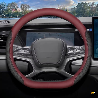 BYD Sealion 7 Leather Steering Wheel Cover EV Trove