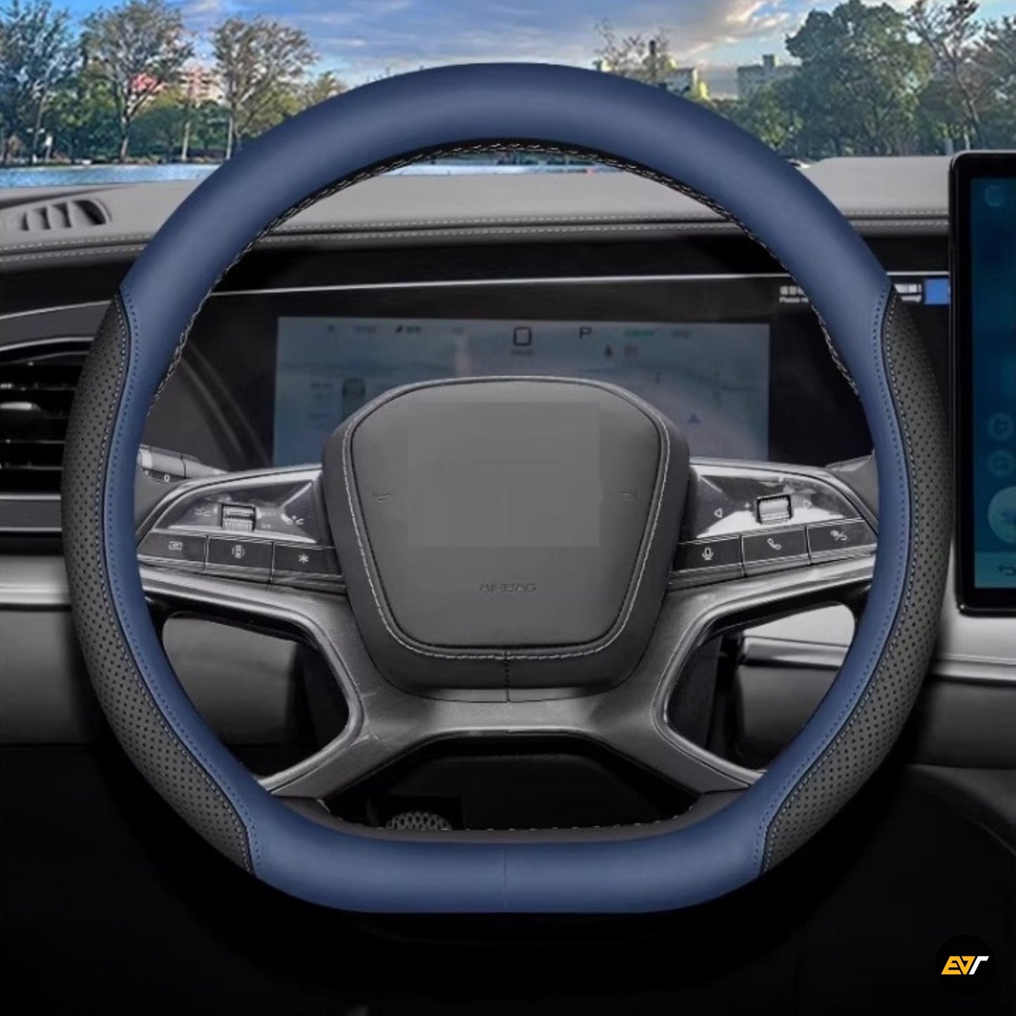BYD Sealion 7 Leather Steering Wheel Cover EV Trove