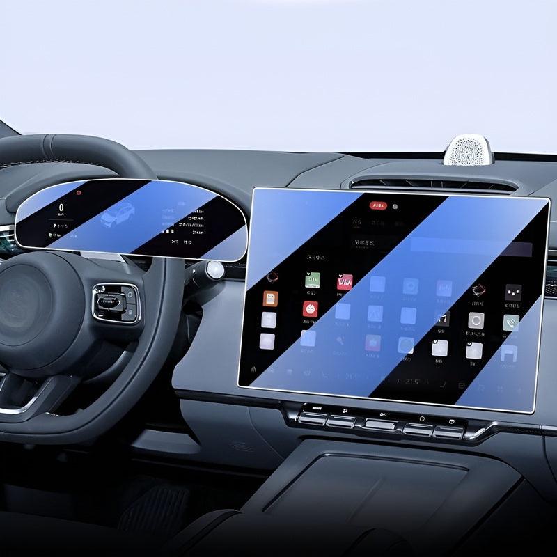 Navigation Touchscreen And Rear Armrest Screen Protectors For Zeekr 7x Geelyevs