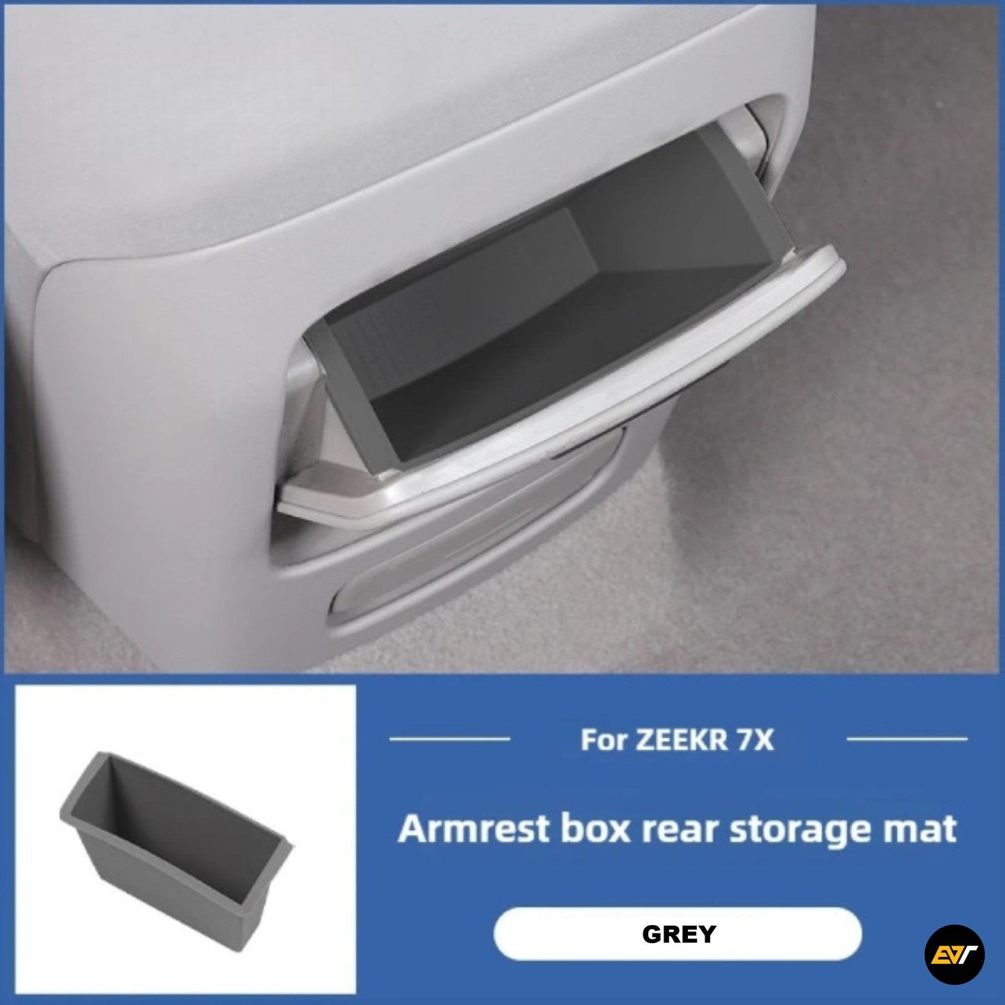ZEEKR 7X Back Seat Armrest Storage Box EV Trove