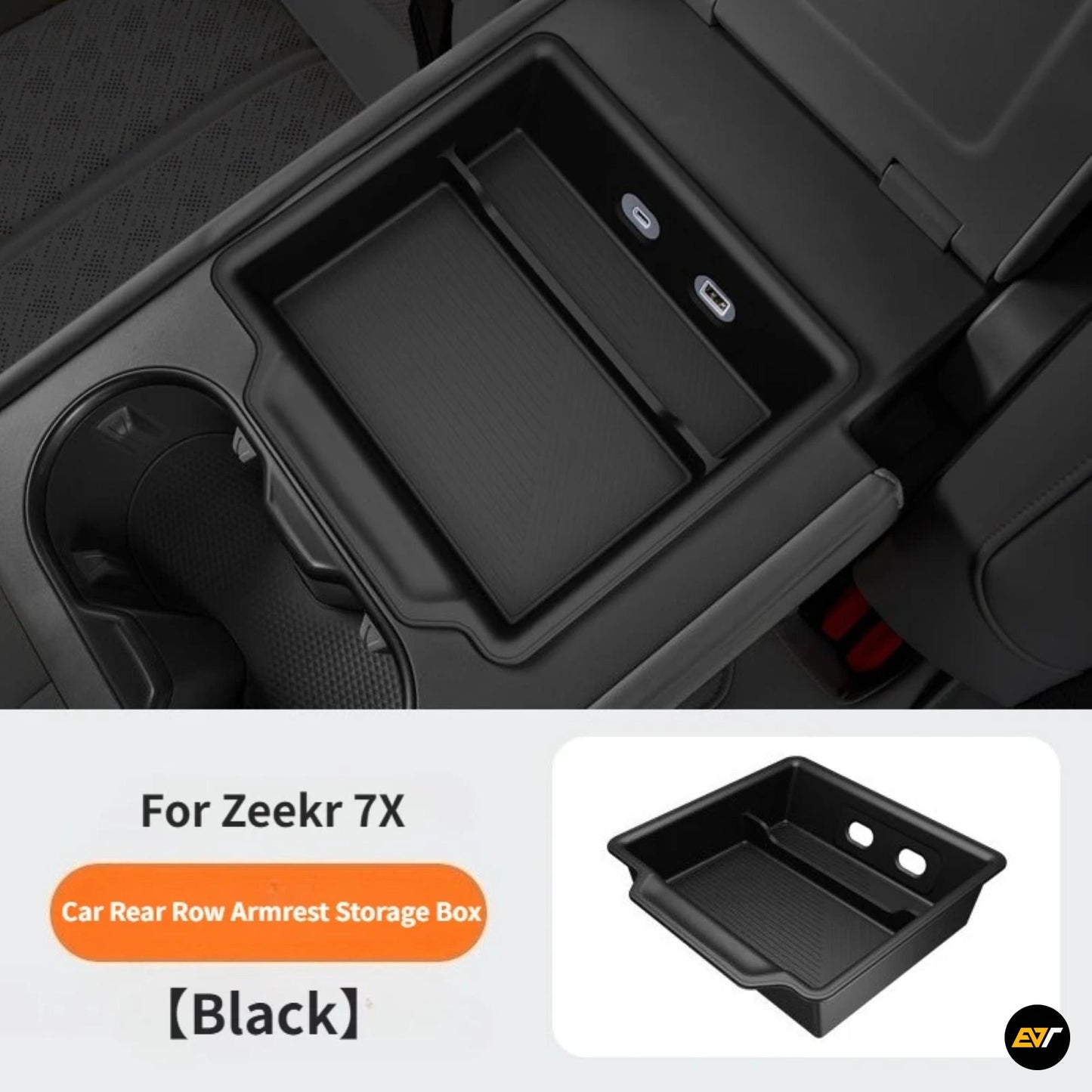 ZEEKR 7X Rear Seat Armrest  Storage Box EV Trove
