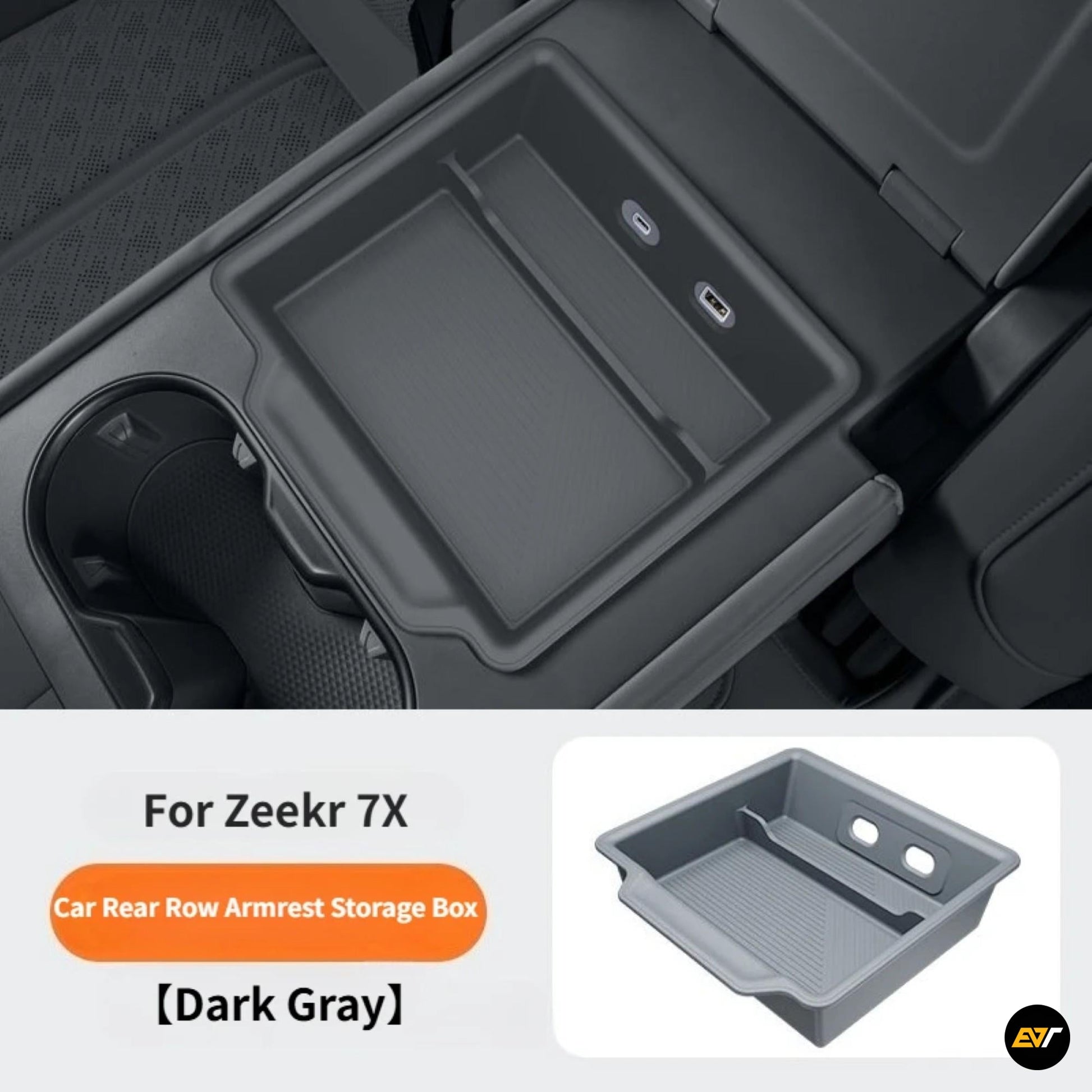 ZEEKR 7X Rear Seat Armrest  Storage Box EV Trove