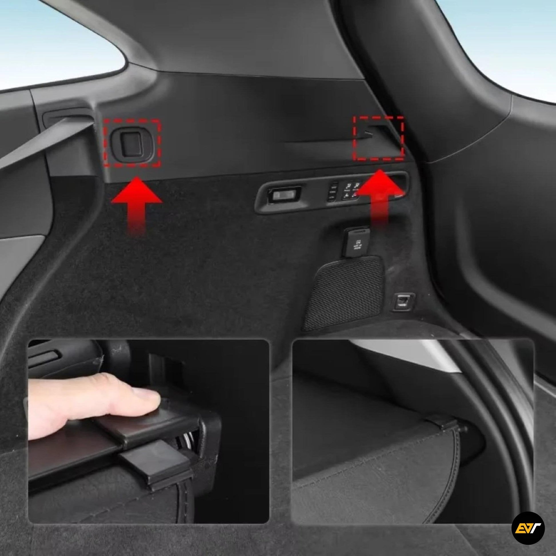 ZEEKR 7X Retractable Boot Cargo Shade Cover Blinkers