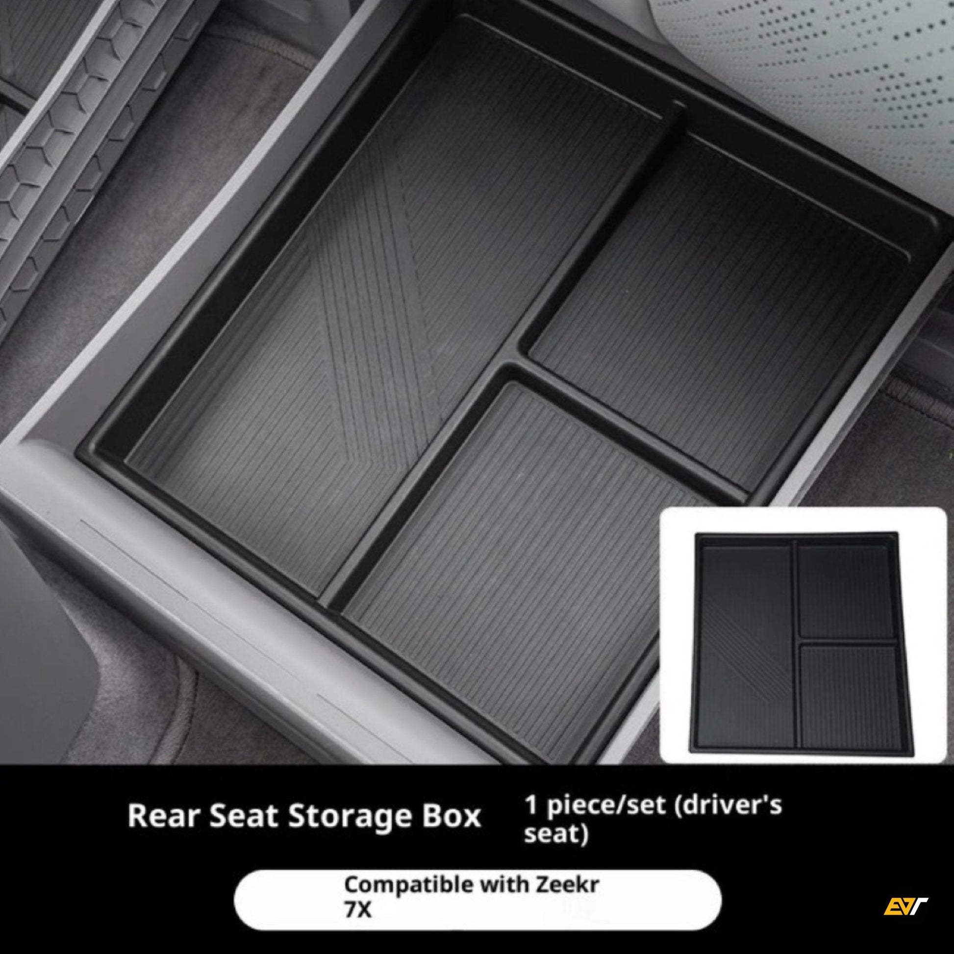 ZEEKR 7X Second Row Underseat Storage Organisers EV Trove