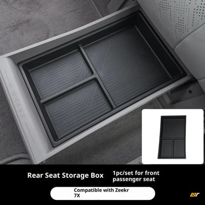 ZEEKR 7X Second Row Underseat Storage Organisers EV Trove